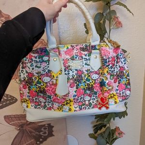 Taking offers Rare hellokitty x tokidoki purse large multicolored Y2K KAWAII Bag